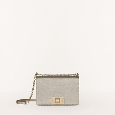 Women's Furla Mimi Crossbody Bags Silver | 3089-HJIDY