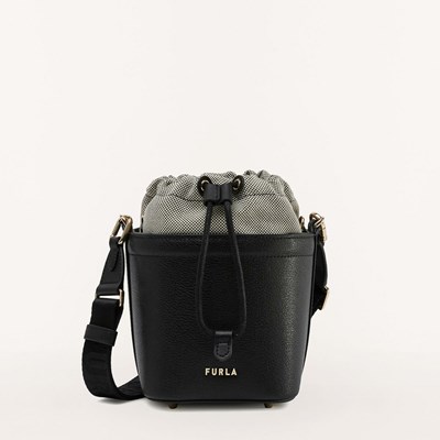 Women's Furla Vertigine Mini Bags Black | 6890-FHAZY